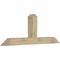 Ekena Millwork Portland Rough Sawn Timber Gable Bracket, Douglas Fir, 72"W x 27"H x 6"D x 6"F, 9/12 Pitch GBW072X27X0606POR00RDF - alternate 5